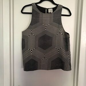 ❄️4/30  HD in Paris Geometric Print Tank Blouse